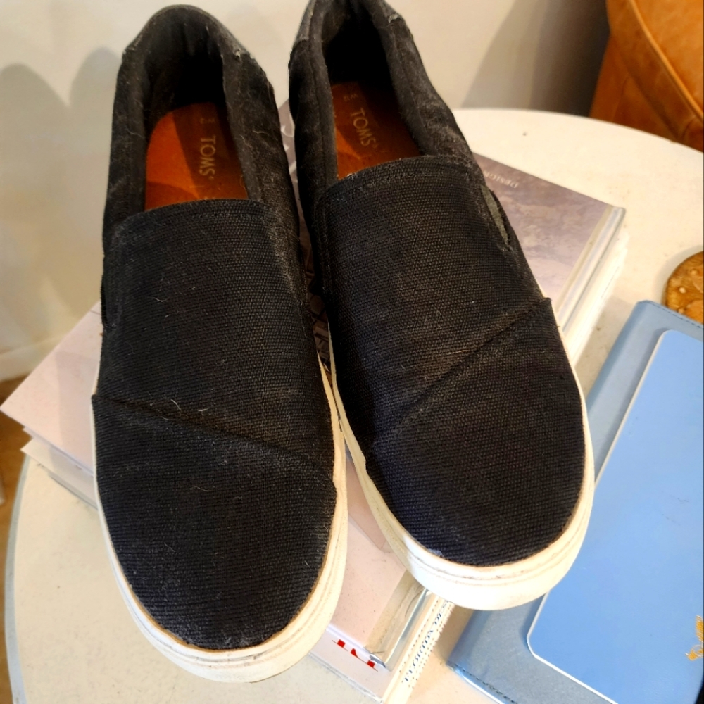 Toms Rugged Canvas Loafers Size 12 W